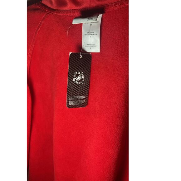 Men's NHL Chicago Blackhawks Hoodie Knights Apparel LLC Red Medium M Authentic - Picture 8 of 9